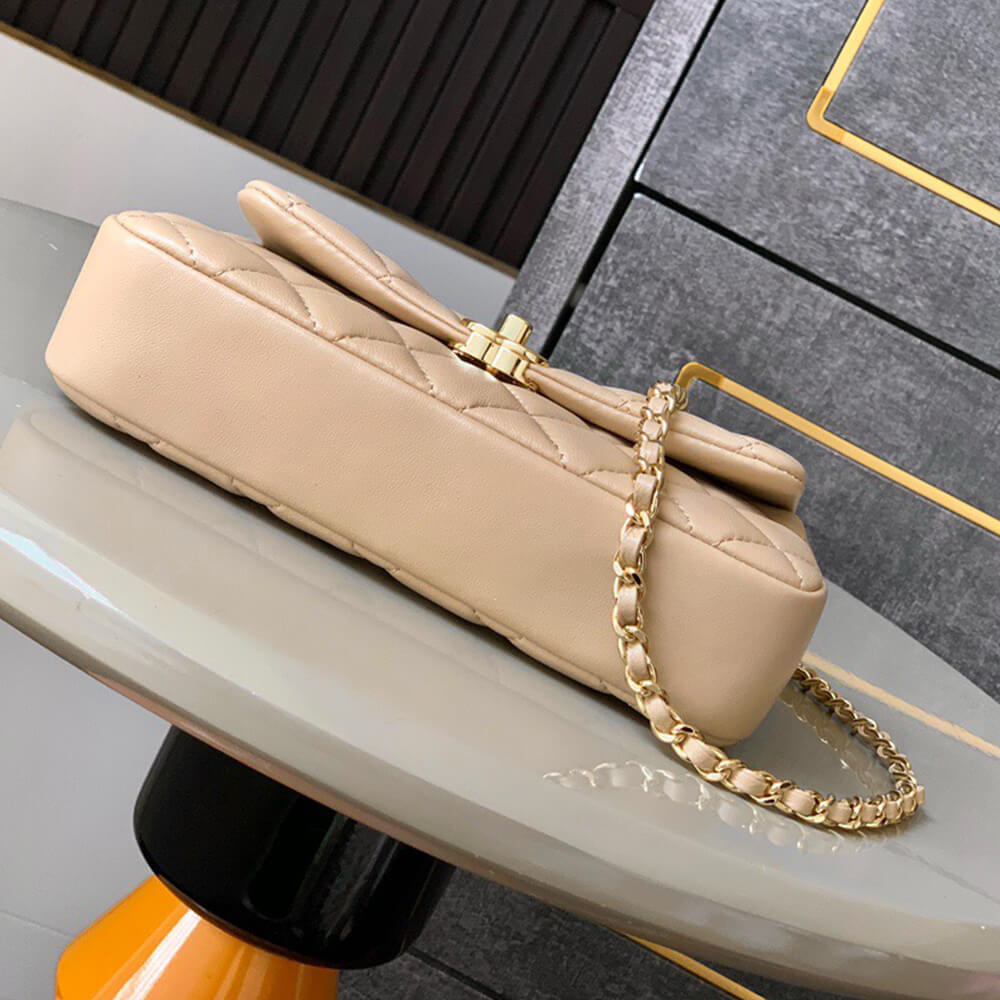 Chanel Flap Phone Holder Bag With Chain - Replica Luxury Bags™