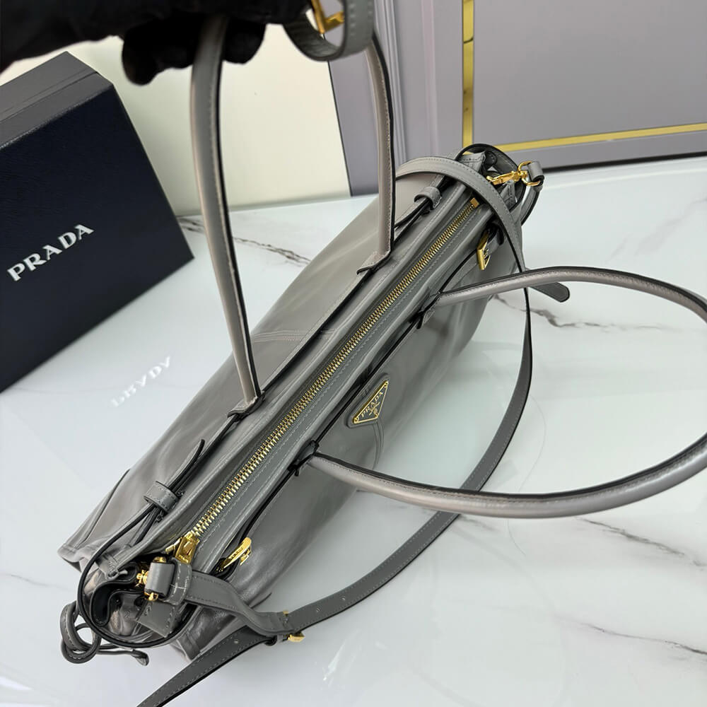 Prada Large Leather Handbag - Replica Luxury Bags™