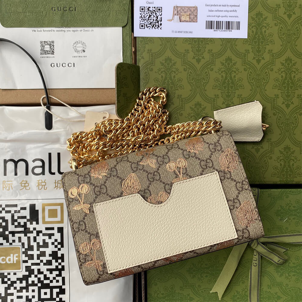 Gucci Padlock Small Berry Shoulder Bag - Replica Luxury Bags™