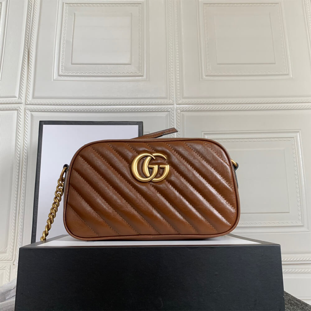 Gucci GG Marmont Small Matelasse Shoulder Bag - Replica Luxury Bags™
