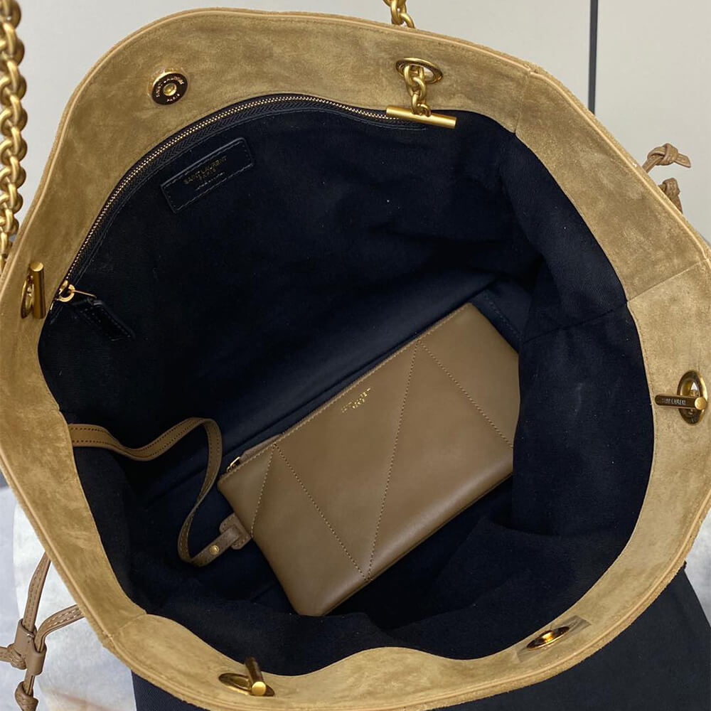 YSL Bag Jamie 4.3 Large Pochon in Suede - Replica Luxury Bags™