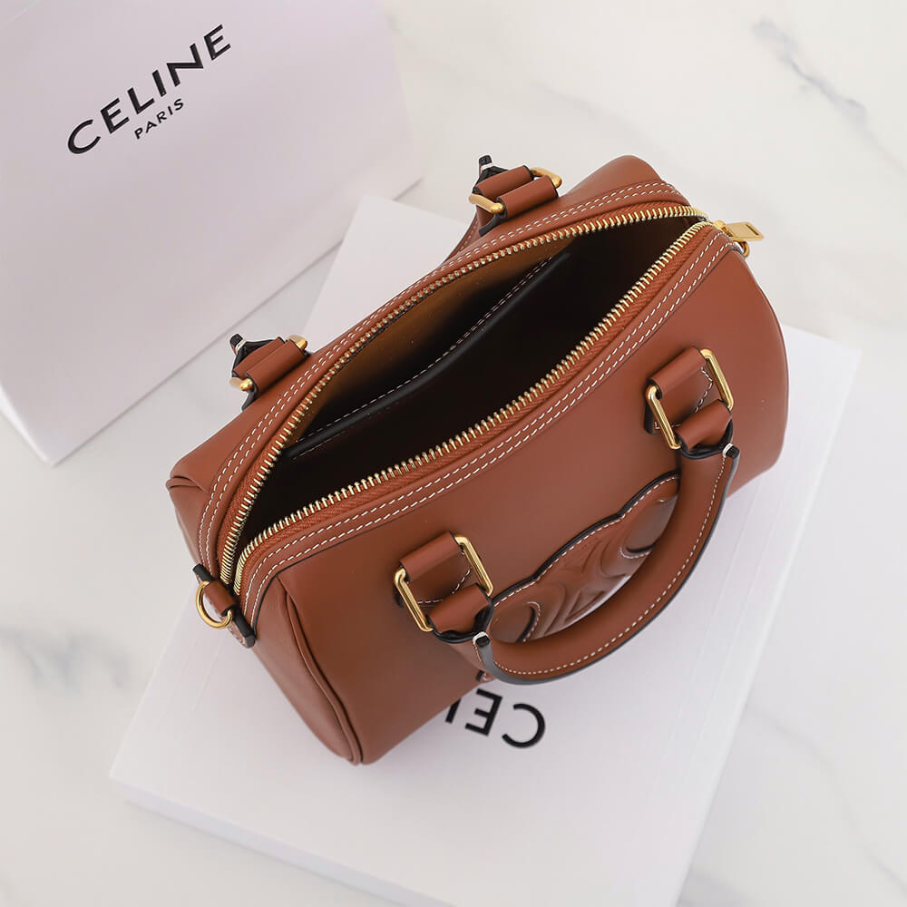 Celine Small Boston Bag in Smooth Calfskin - Replica Luxury Bags™