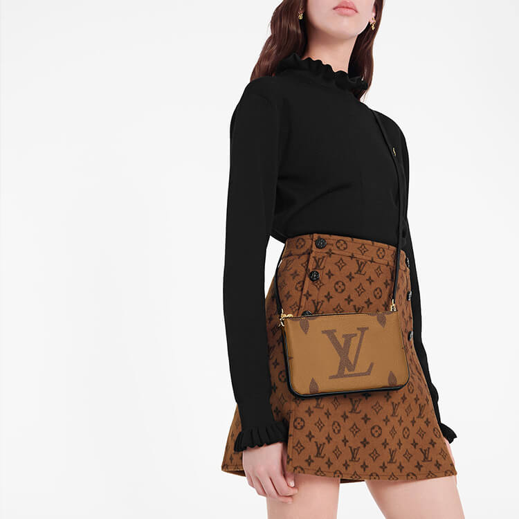 LV Double Zip Pochette Bag - Replica Luxury Bags™