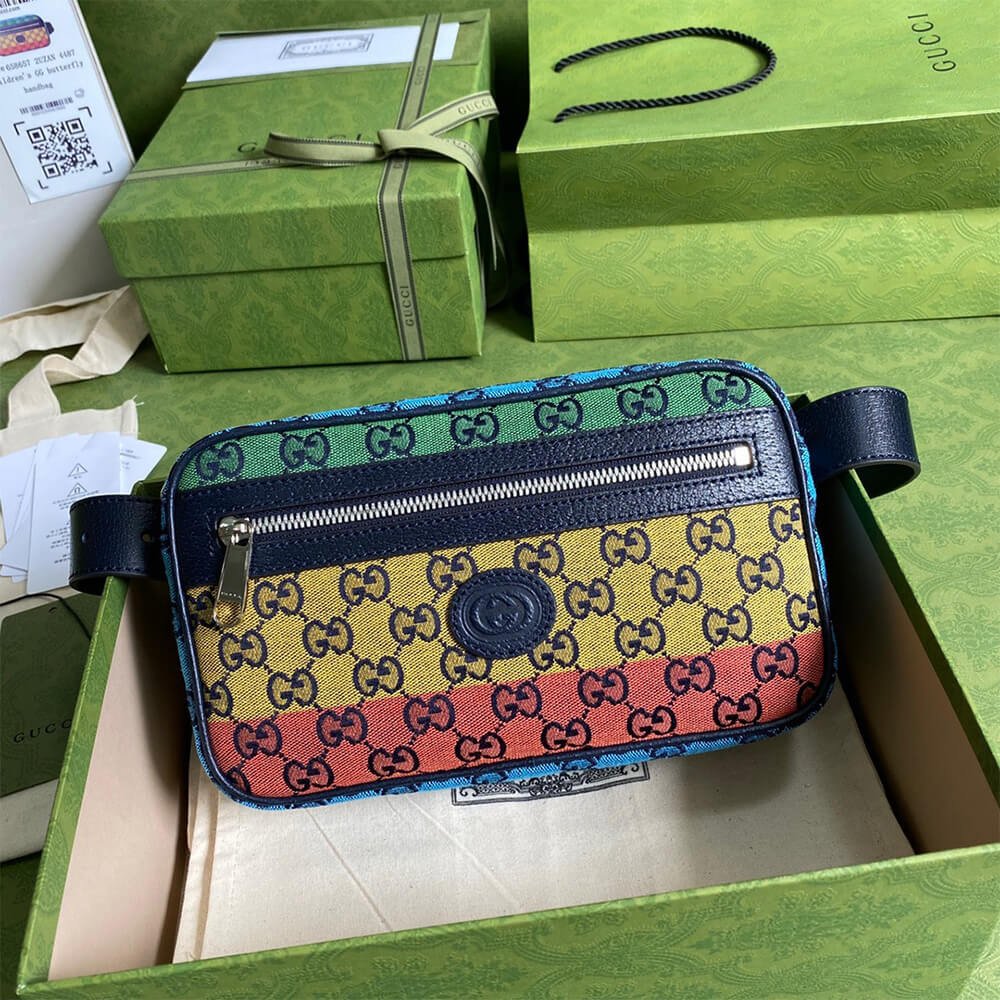Gucci GG Multicolour belt bag - Replica Luxury Bags™