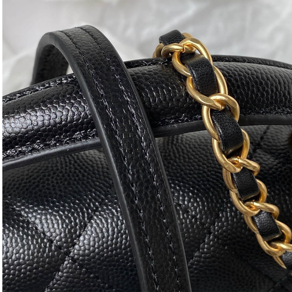 Chanel Mini Flap Bag with Top Handle - Replica Luxury Bags™