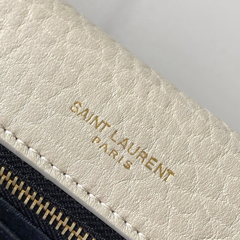 YSL Calypso Large Bag in Grained Lambskin - Replica Luxury Bags™
