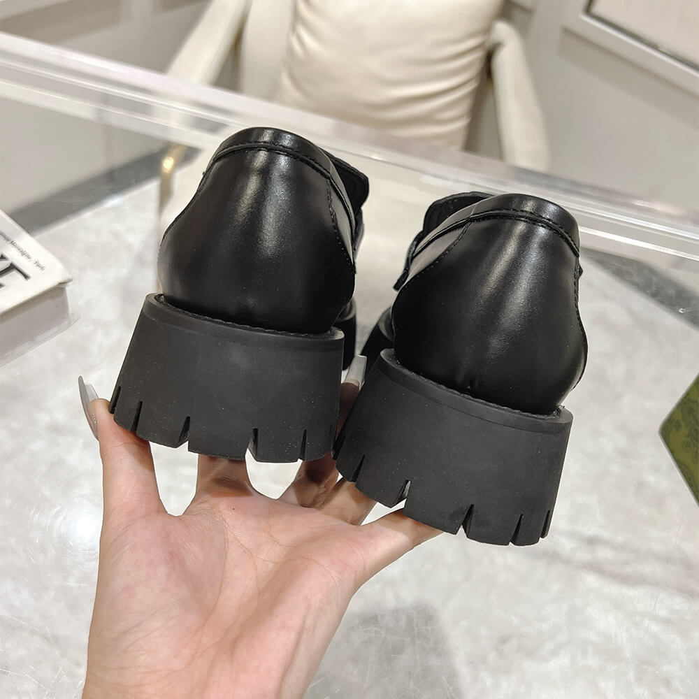 Gucci Women s Horsebit loafer with lug sole Shoes - Replica Luxury Bags™