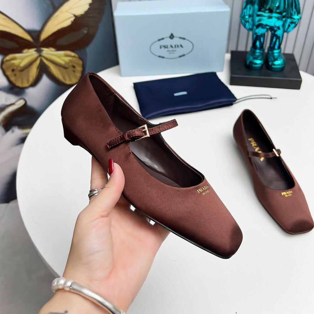 Prada Mary Jane Ballerinas Shoes - Replica Luxury Bags™