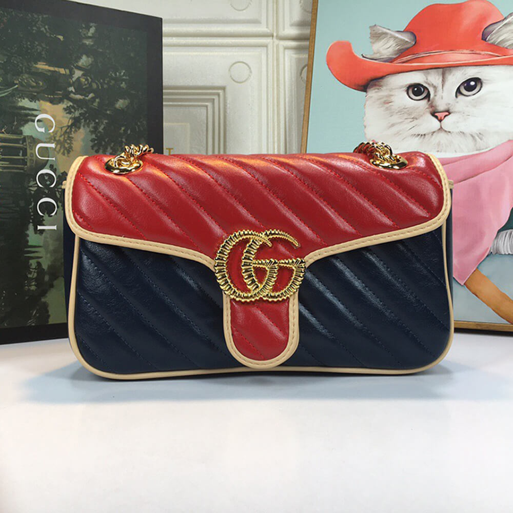 Gucci GG Marmont Small Matelasse Shoulder Bag - Replica Luxury Bags™