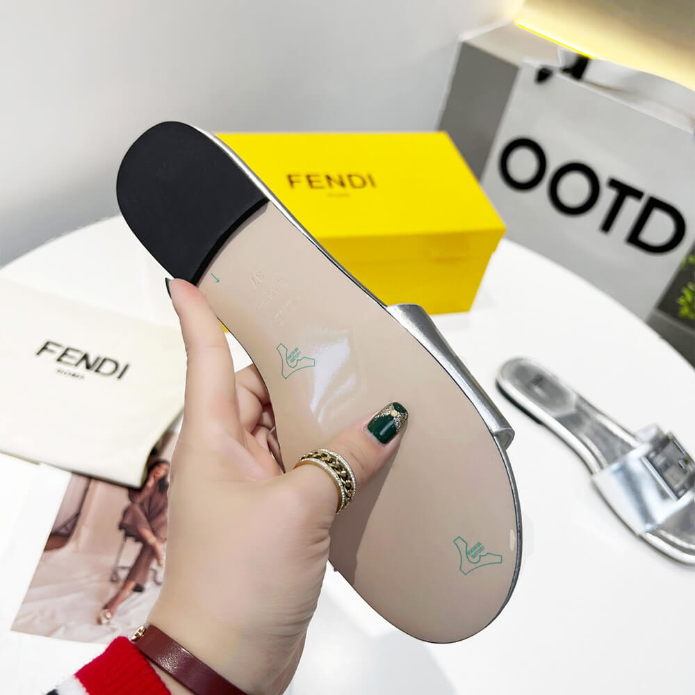 Fendi Baguette Slides Shoes - Replica Luxury Bags™