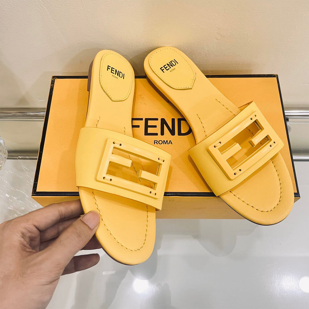 Fendi Baguette Slides Shoes - Replica Luxury Bags™
