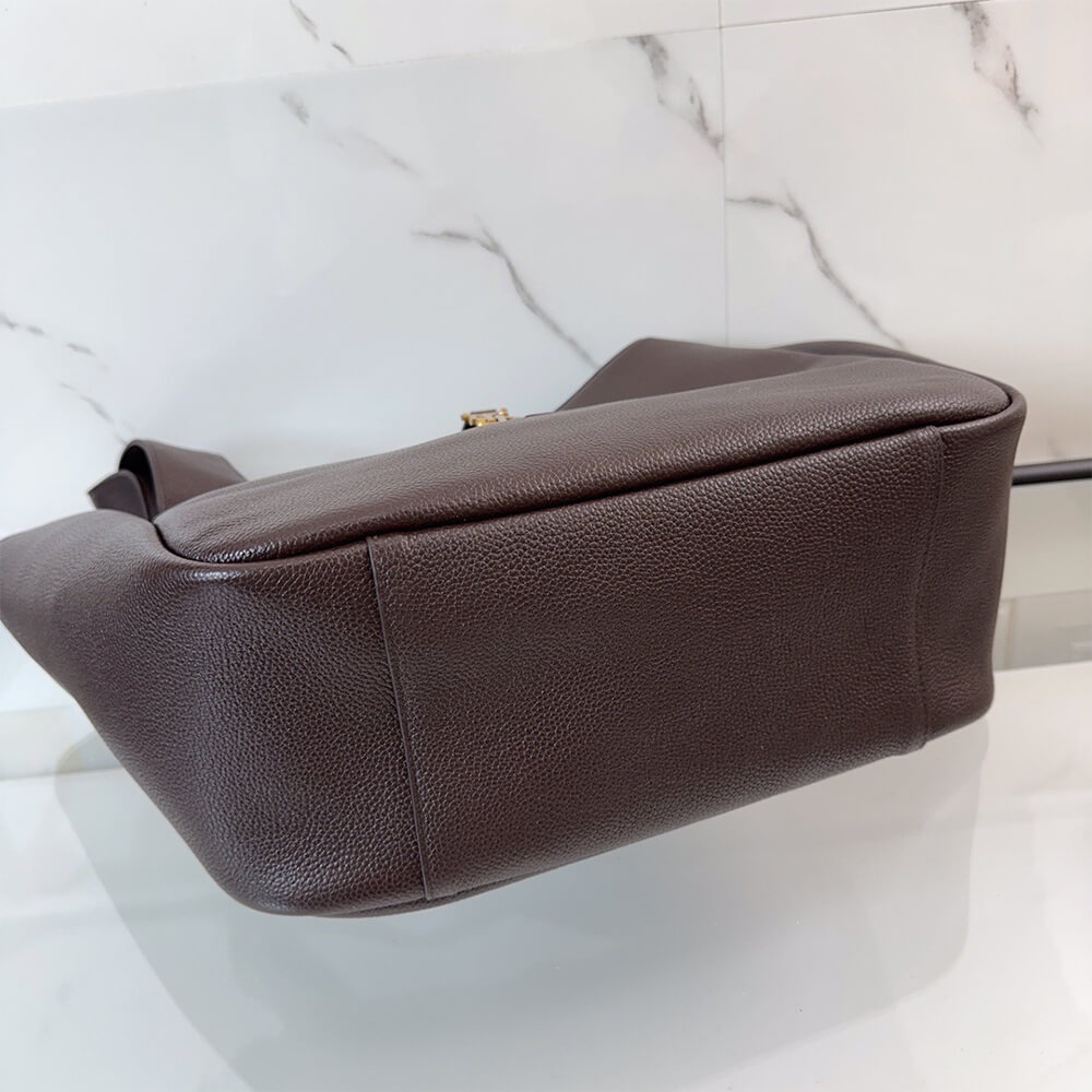 YSL LE 5 A 7 Bea Bag In Grained Leather - Replica Luxury Bags™