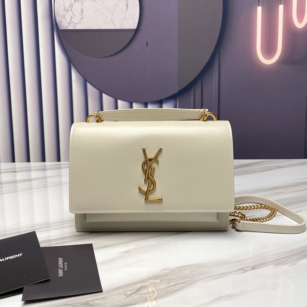 YSL Sunset Chain Wallet Bag in Smooth Leather - Replica Luxury Bags™