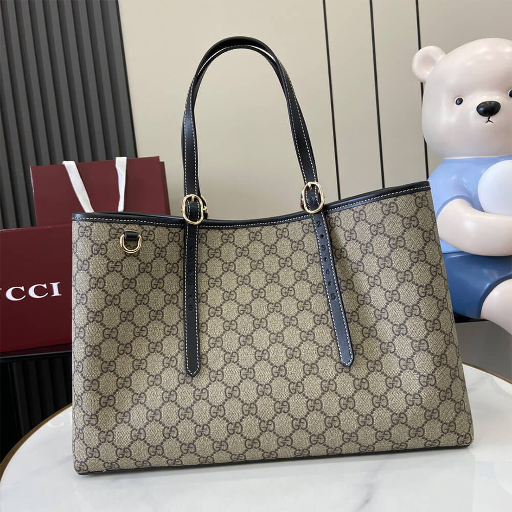 Gucci GG Emblem Large Tote Bag - Replica Luxury Bags™