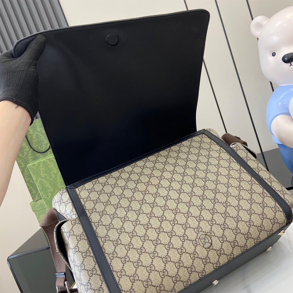 Gucci GG Supreme Medium Diaper Bag - Replica Luxury Bags™
