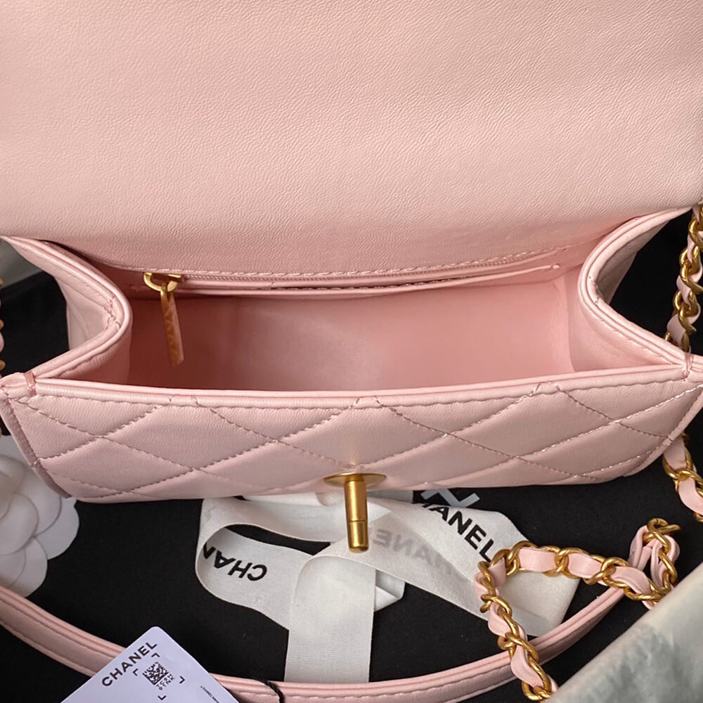 Chanel Mini Flap Bag With Top Handle - Replica Luxury Bags™