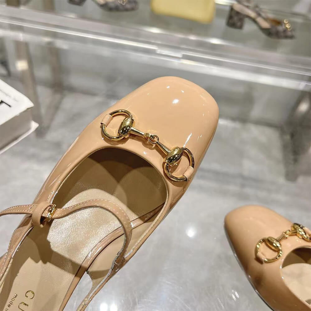 Gucci Women s Horsebit pump with Crystals Shoes - Replica Luxury Bags™