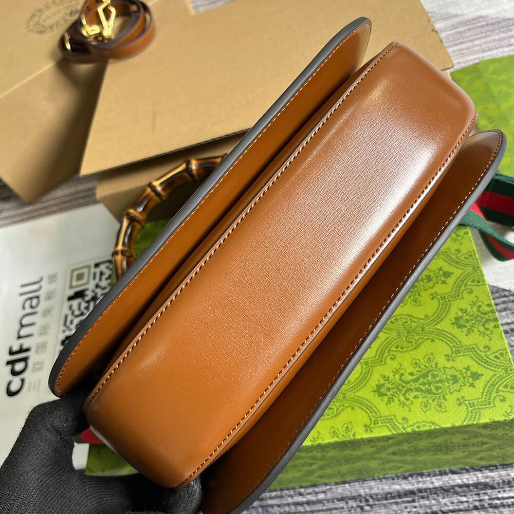 Gucci Bamboo 1947 Medium Top Handle Bag - Replica Luxury Bags™