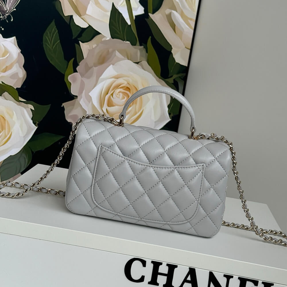 Chanel Mini Classic Handbag With Top Handle - Replica Luxury Bags™