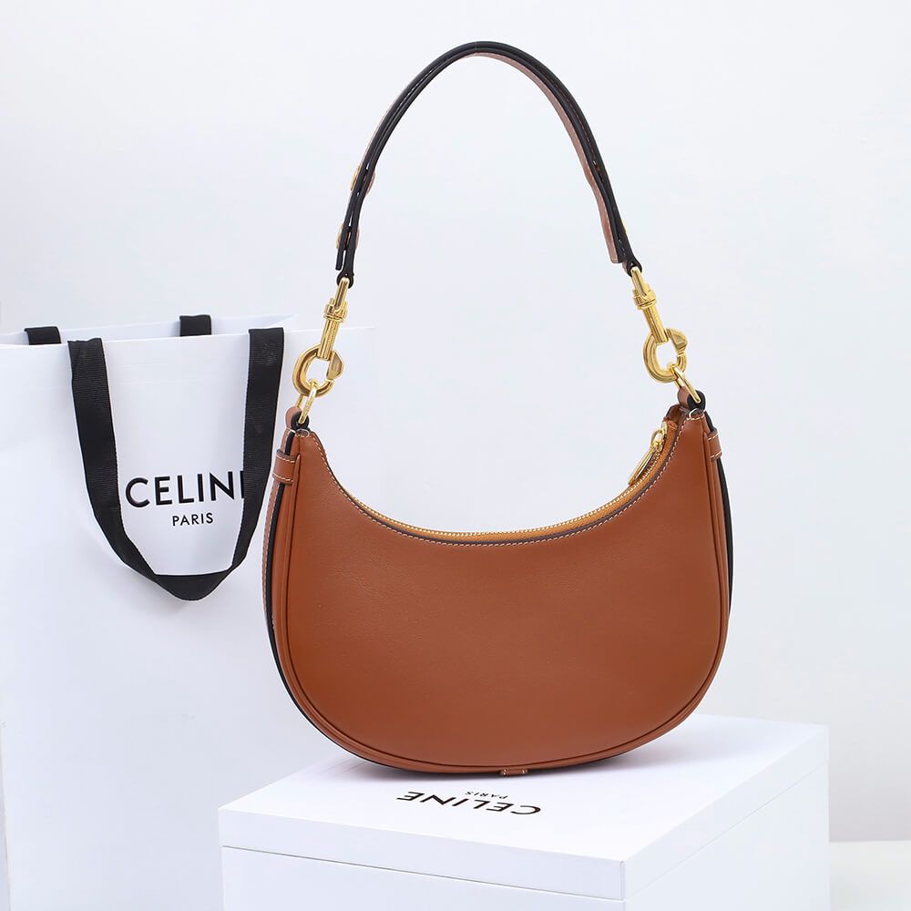 CELINE Medium Ava Strap Bag in smooth Calfskin - Replica Luxury Bags™