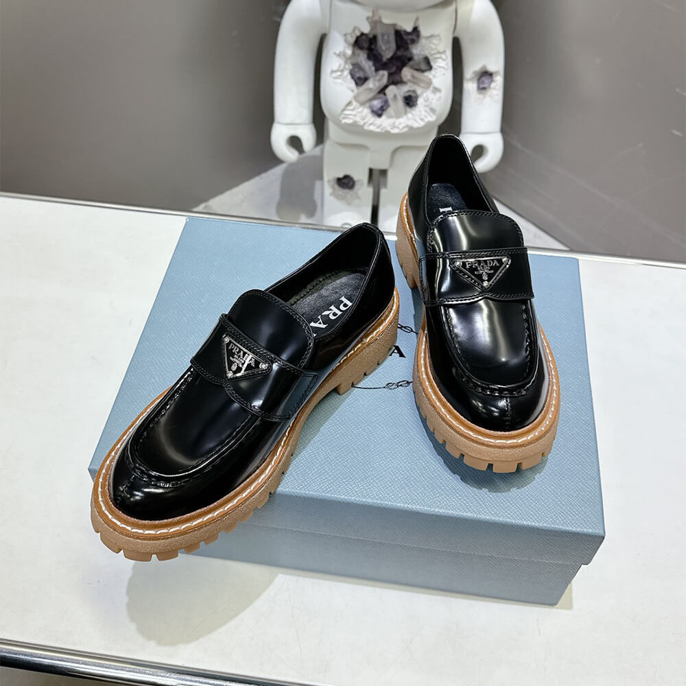Prada Leather loafers Shoes - Replica Luxury Bags™