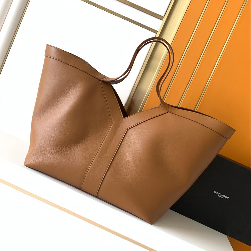 YSL Y Tote Bag in Leather - Replica Luxury Bags™