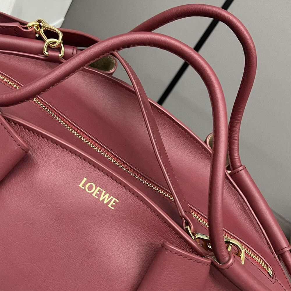 Loewe Small Paseo Bag In Shiny Nappa Calfskin - Replica Luxury Bags™