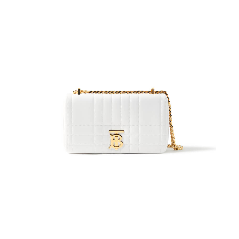 Burberry Small Lola Bag in White - Replica Luxury Bags™