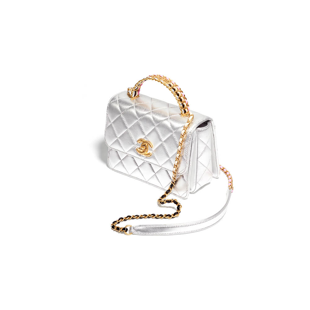 Chanel Mini Flap Bag With Top Handle - Replica Luxury Bags™