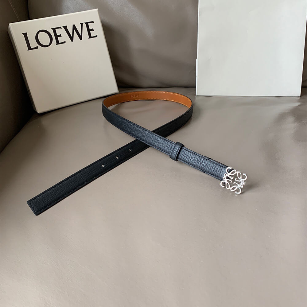 LOEWE Anagram belt in pebble grain calfskin 20mm - Replica Luxury Bags™
