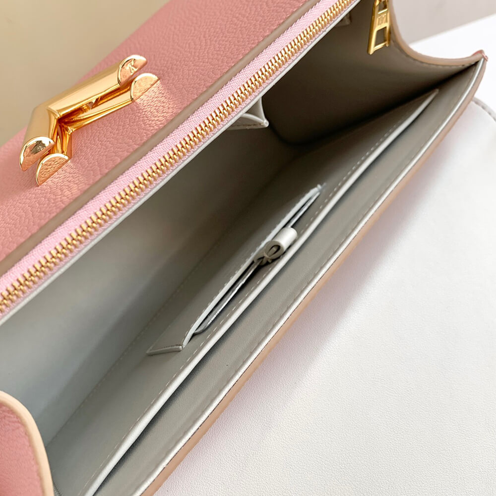 LV Twist One Handle MM Bag in Pink - Replica Luxury Bags™