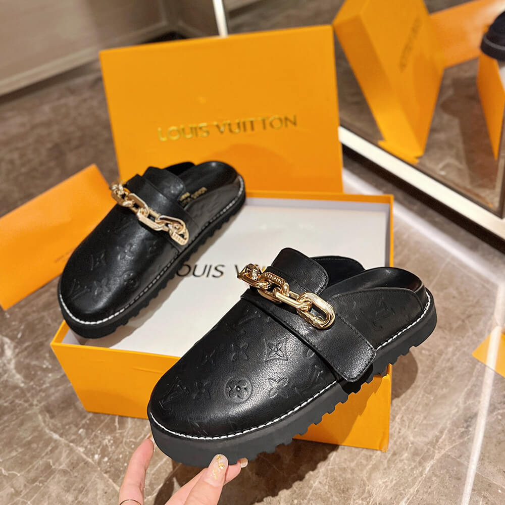 LV Cosy Flat Comfort Clog Shoes - Replica Luxury Bags™