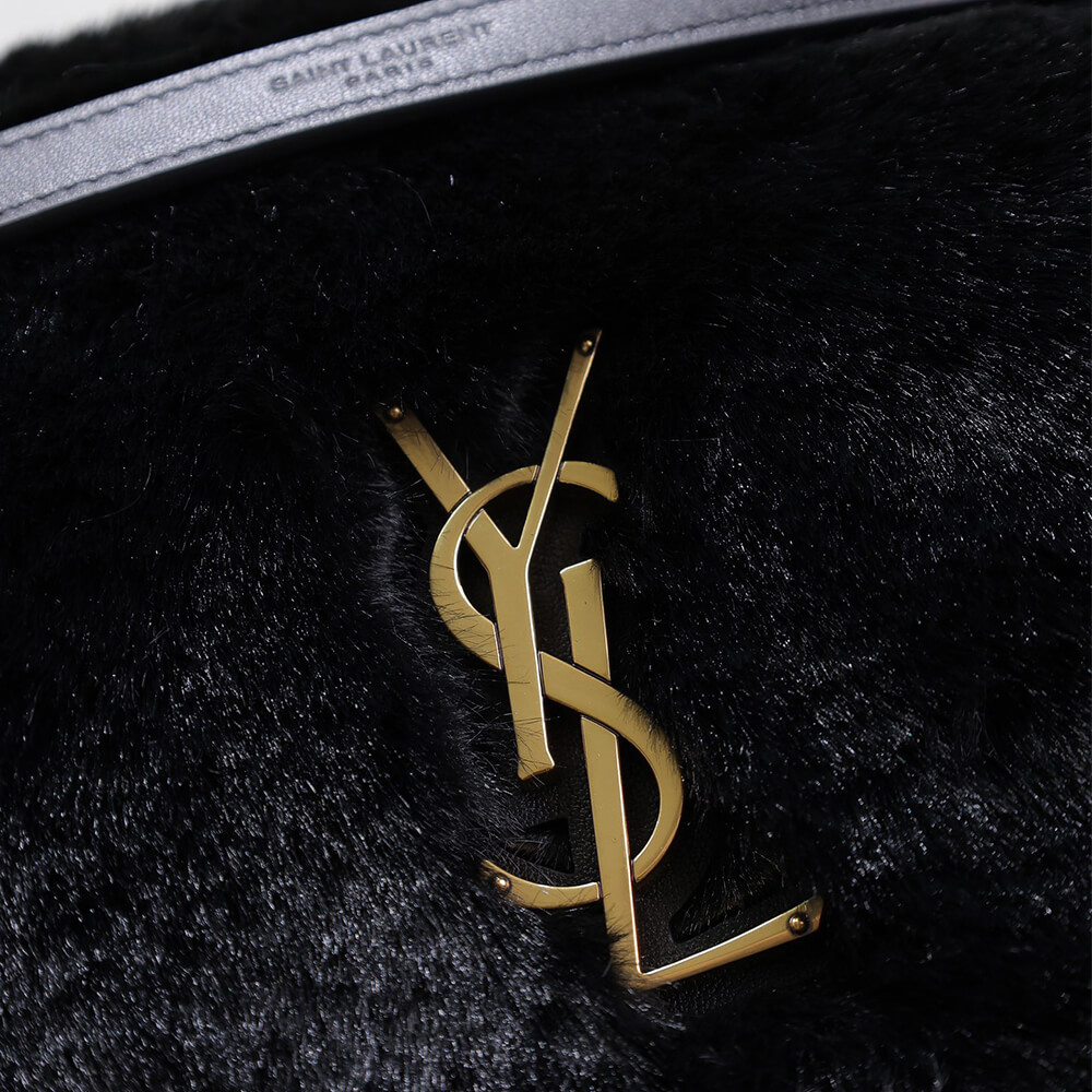 YSL Niki Large Bag in Shearling - Replica Luxury Bags™