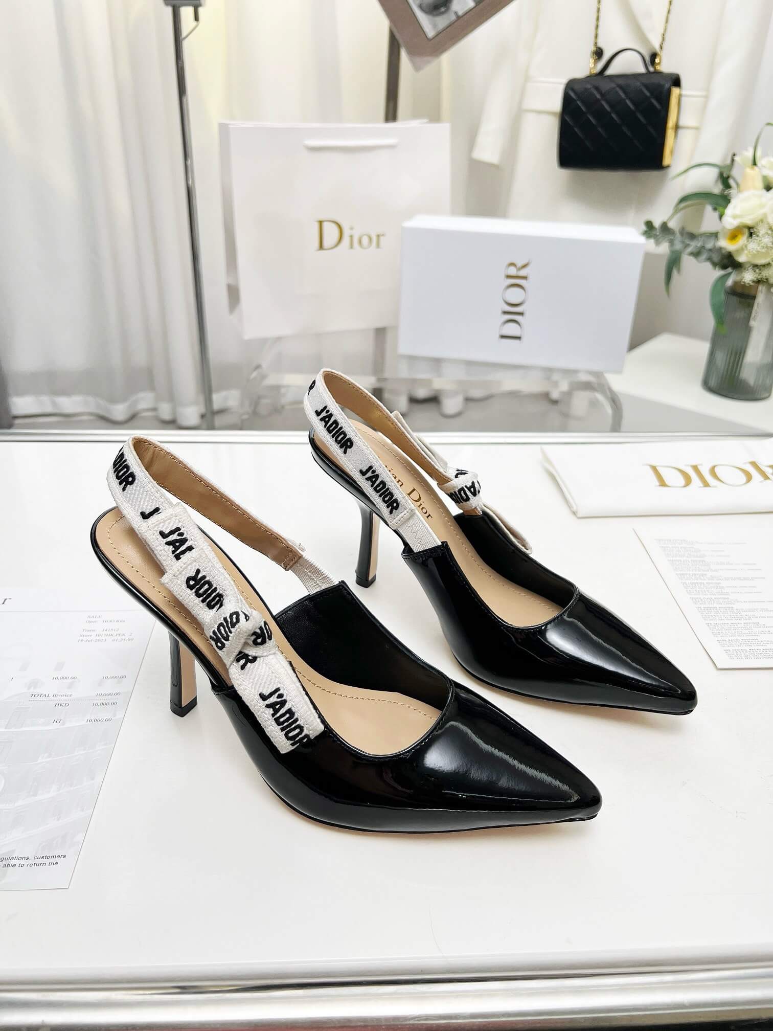 J Adior Slingback Pump Shoes - Replica Luxury Bags™