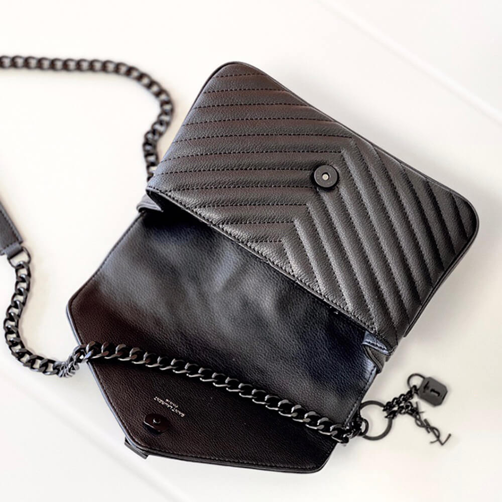 YSL Saint Laurent College Quilted Leather Satchel Bag - Replica Luxury Bags™