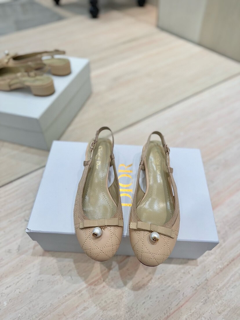 Dior Ballet Slingback Pump Shoes - Replica Luxury Bags™