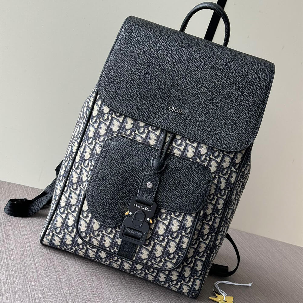 Dior Saddle Backpack Bag with Flap - Replica Luxury Bags™