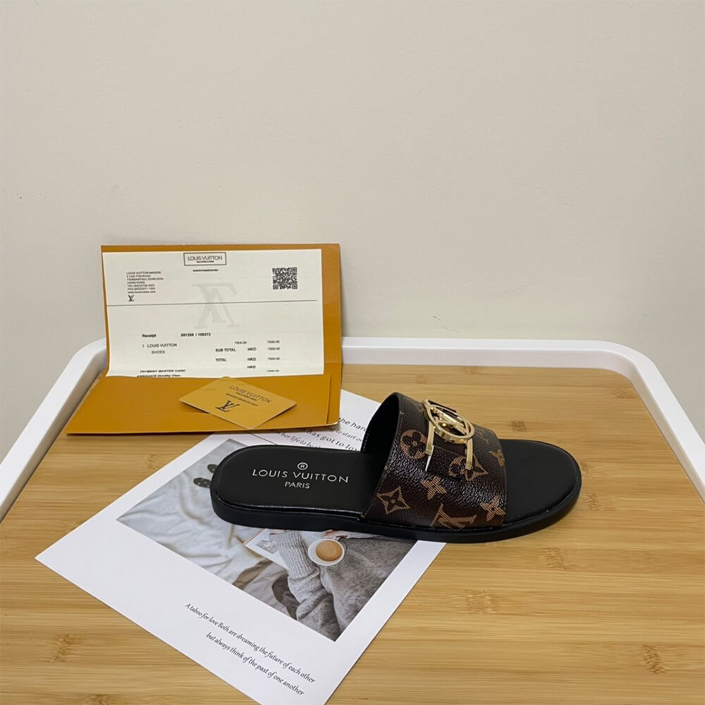 LV LOCK IT FLAT MULE Shoes - Replica Luxury Bags™