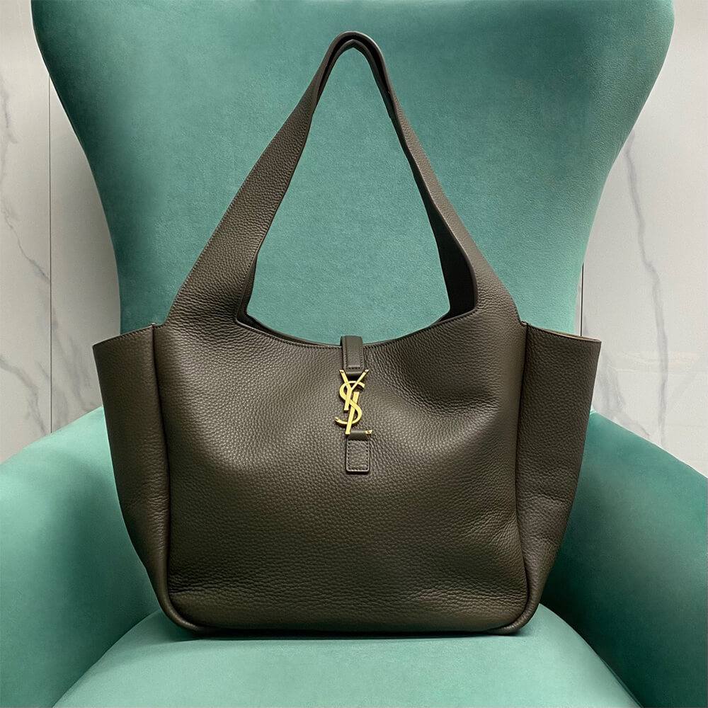 YSL LE 5 A 7 Bea Bag in Grained Leather - Replica Luxury Bags™