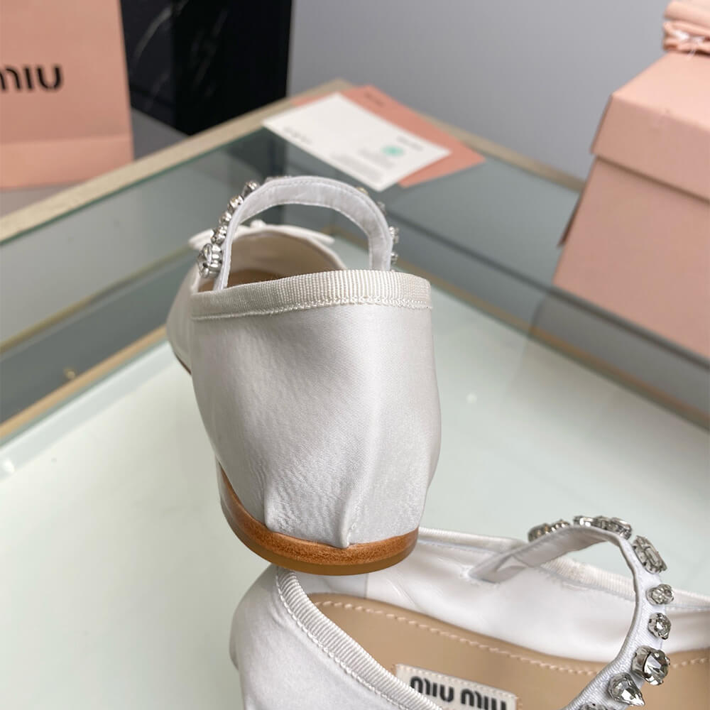 MiuMiu Satin ballerinas Shoes - Replica Luxury Bags™
