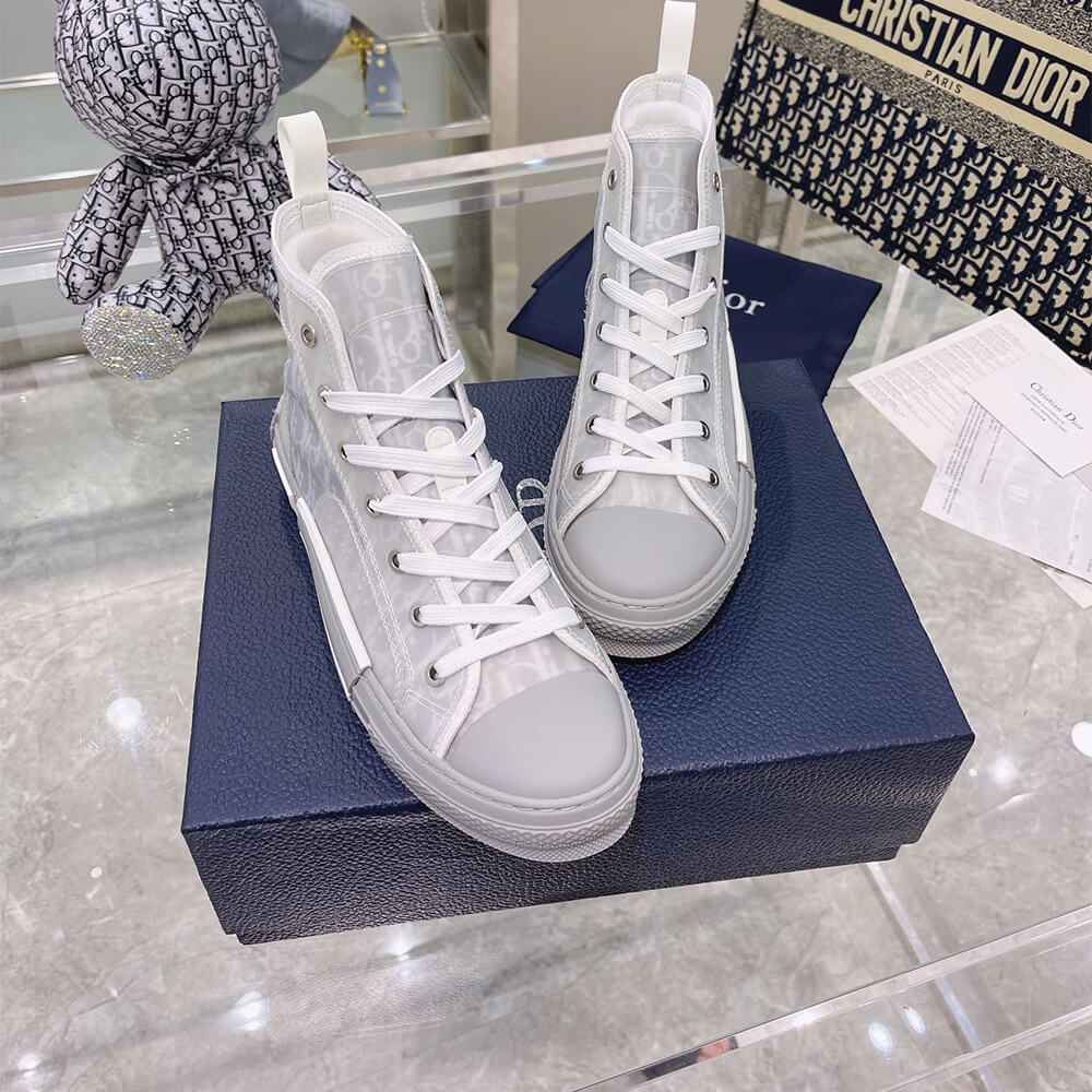 DIOR B23 High-Top Sneakers Dior Oblique Shoes - Replica Luxury Bags™