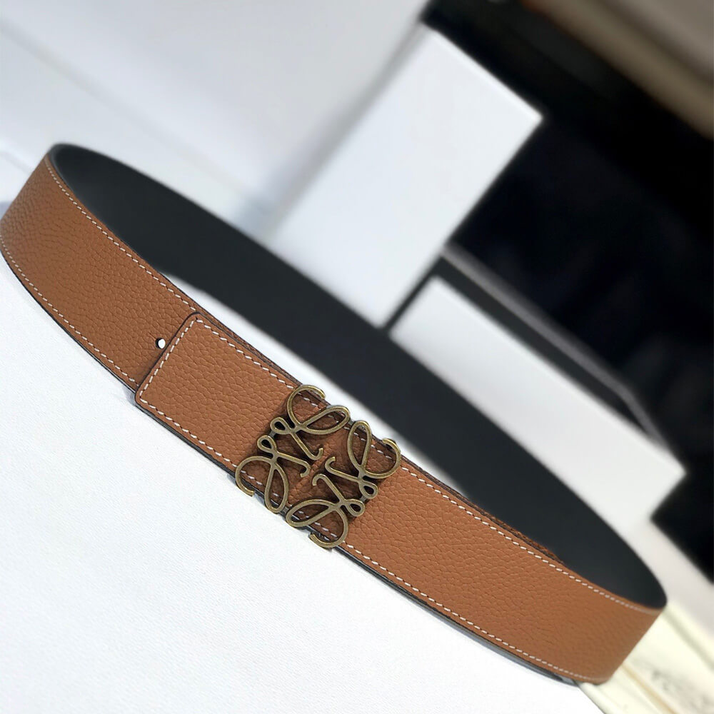 LOEWE Reversible Anagram belt 40mm - Replica Luxury Bags™