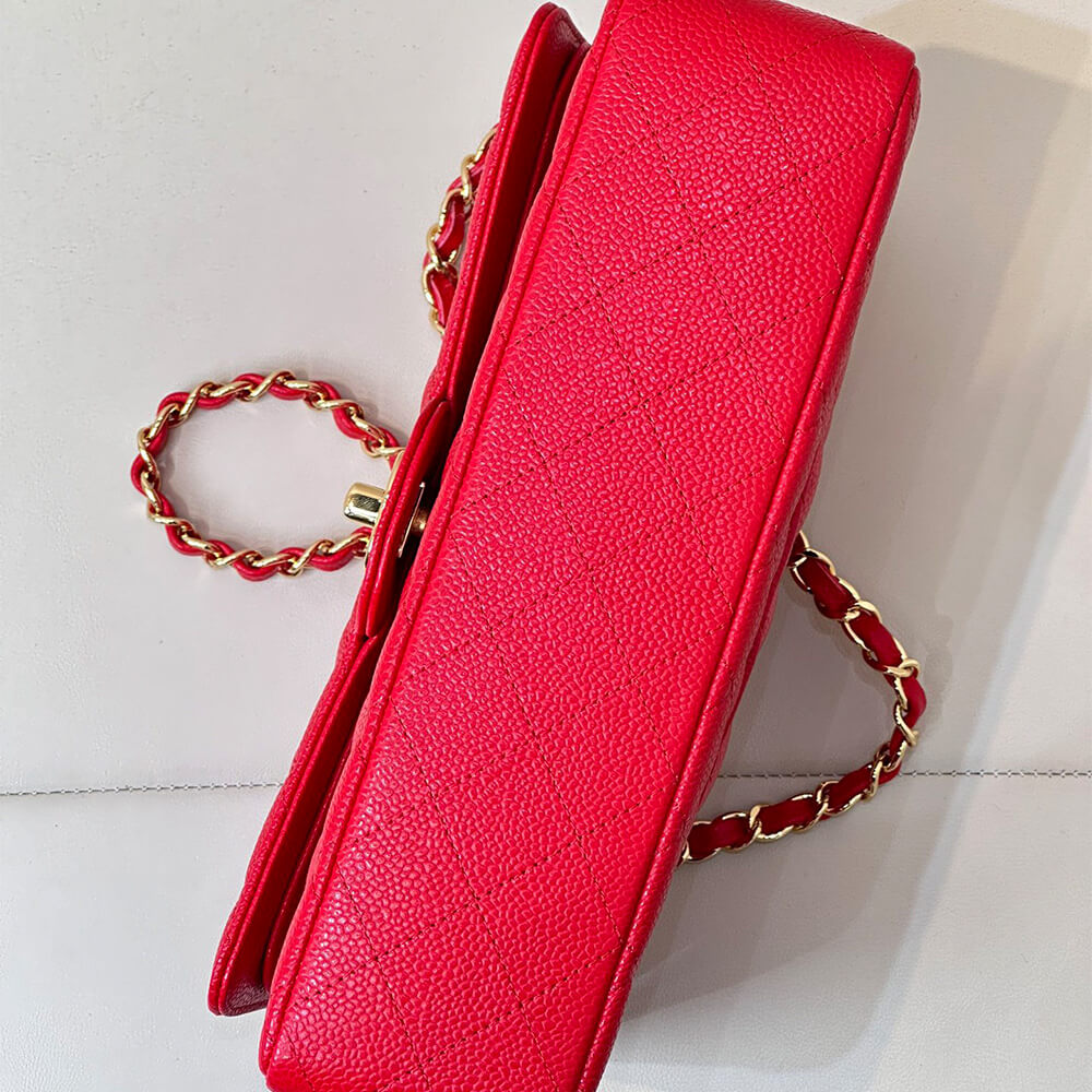 Chanel Classic 11.12 Handbag in Magenta - Replica Luxury Bags™