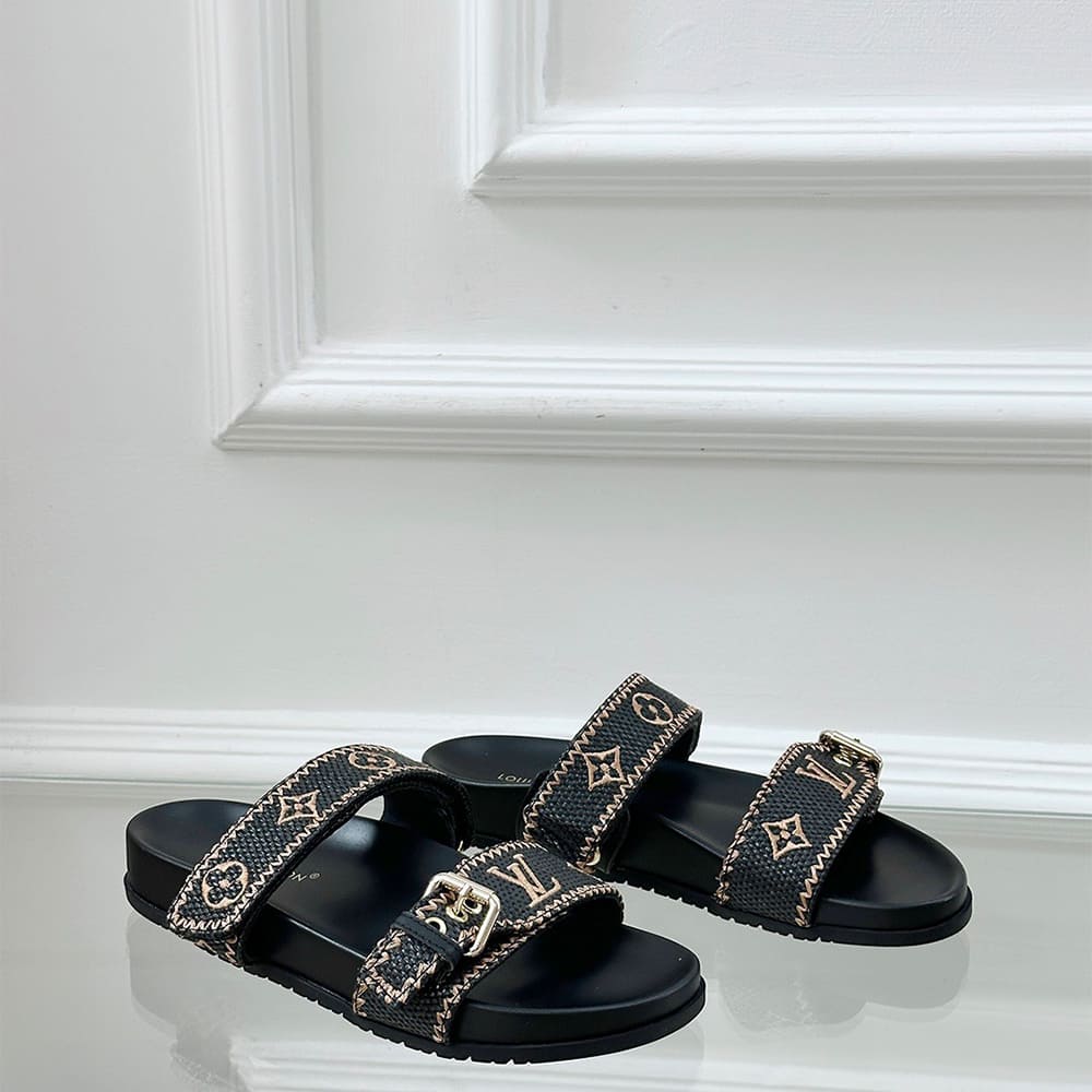LV Bom Dia Flat Comfort Mule Shoes - Replica Luxury Bags™