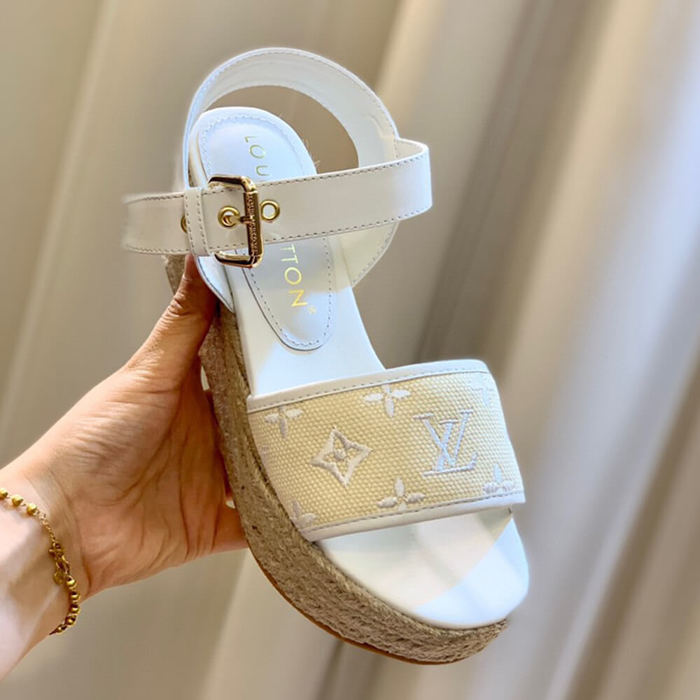 LV Starboard Wedge Sandal Shoes - Replica Luxury Bags™