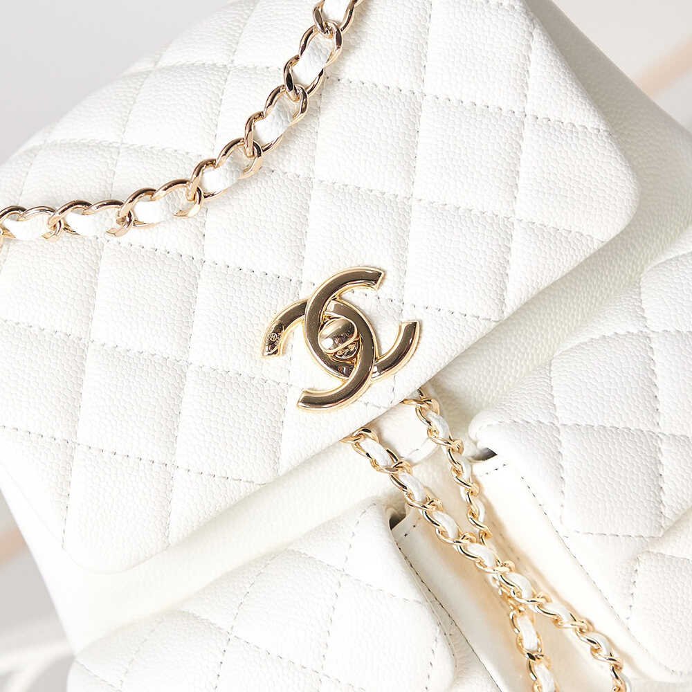 Chanel Backpack Bag in White - Replica Luxury Bags™
