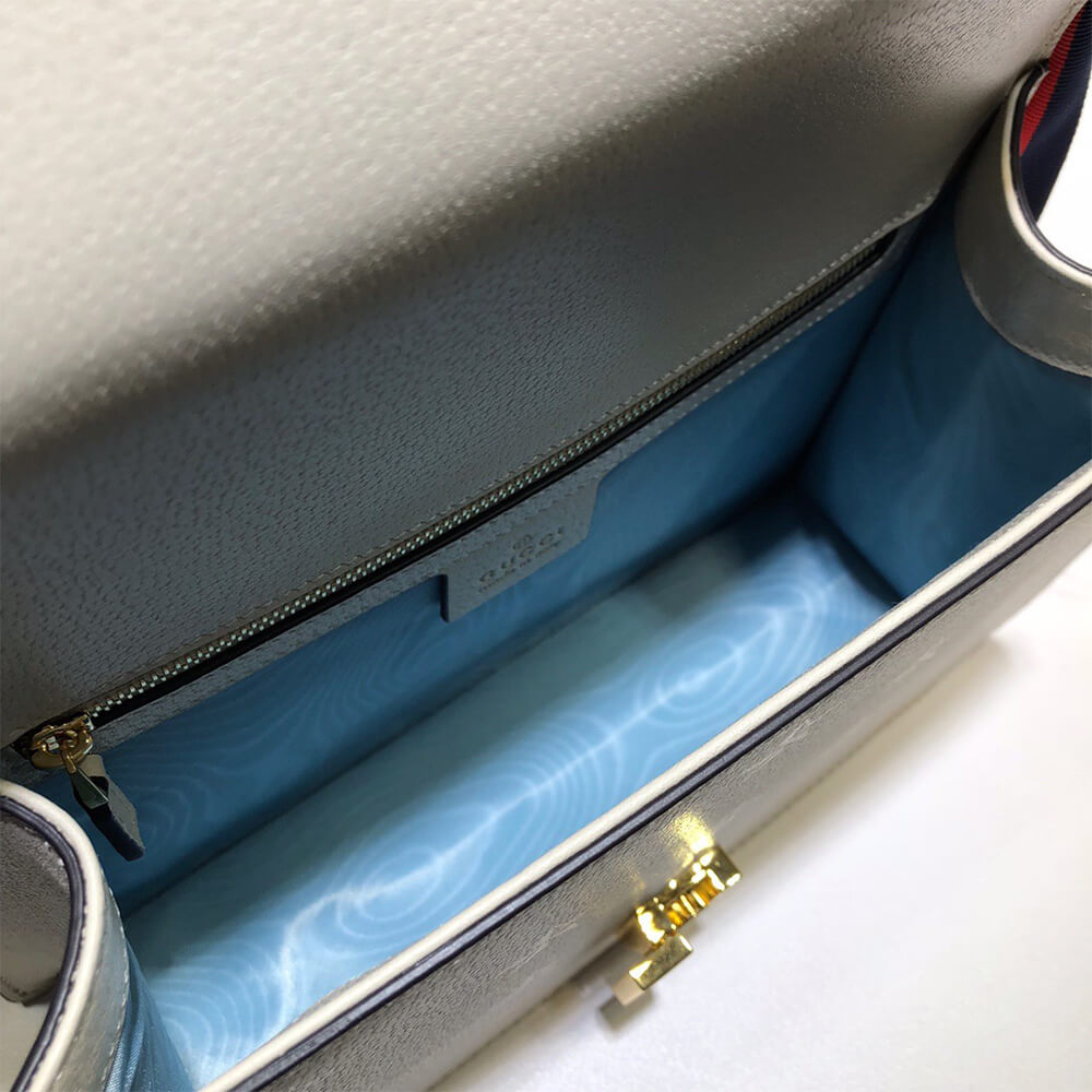 Gucci GG Sylvie Bee Star Small Shoulder Bag - Replica Luxury Bags™