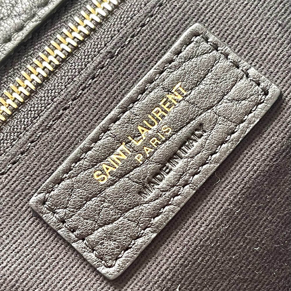 YSL Calypso Large Bag in Grained Lambskin - Replica Luxury Bags™