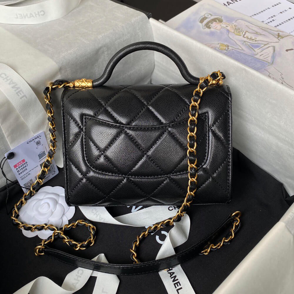 Chanel Mini Flap Bag With Top Handle - Replica Luxury Bags™