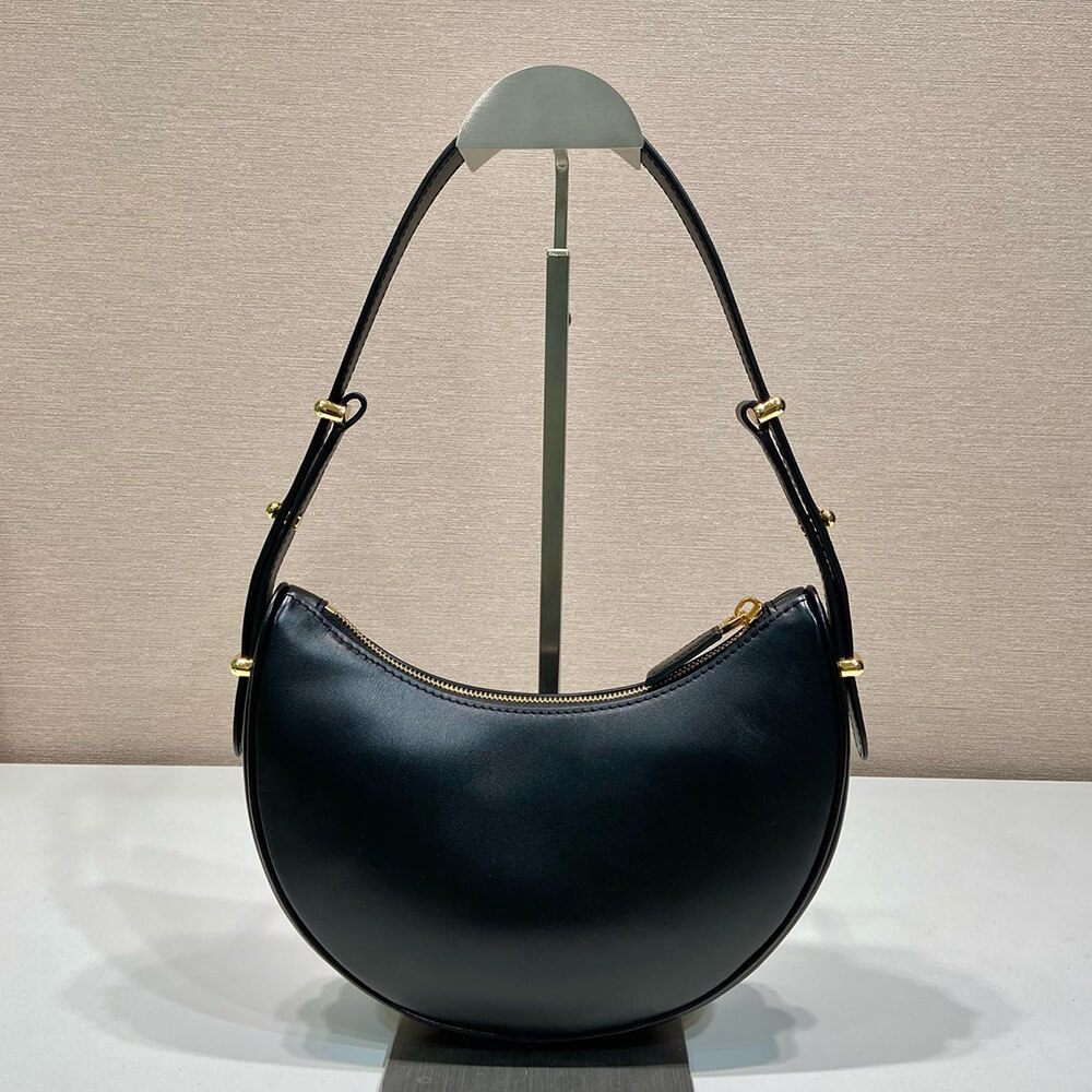 Prada Arqué Small Leather Shoulder Bag - Replica Luxury Bags™